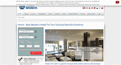 Desktop Screenshot of hoteltretorri.it